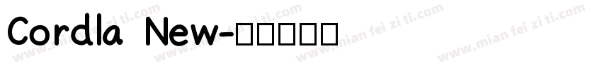 Cordla New字体转换
